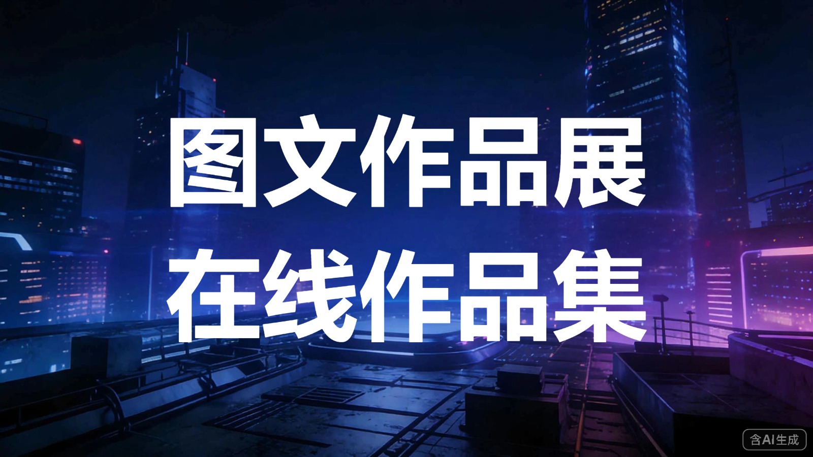 视频-作品展or作品集-“图文作品展”和“在线作品集”的区别