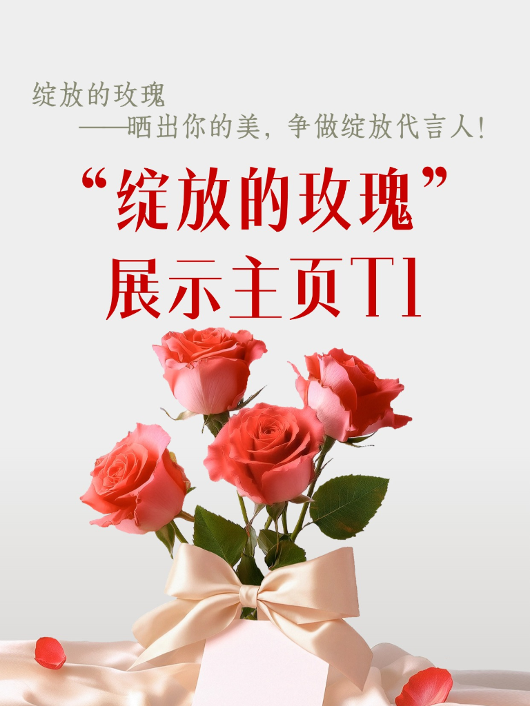 “绽放的玫瑰”      第一展区